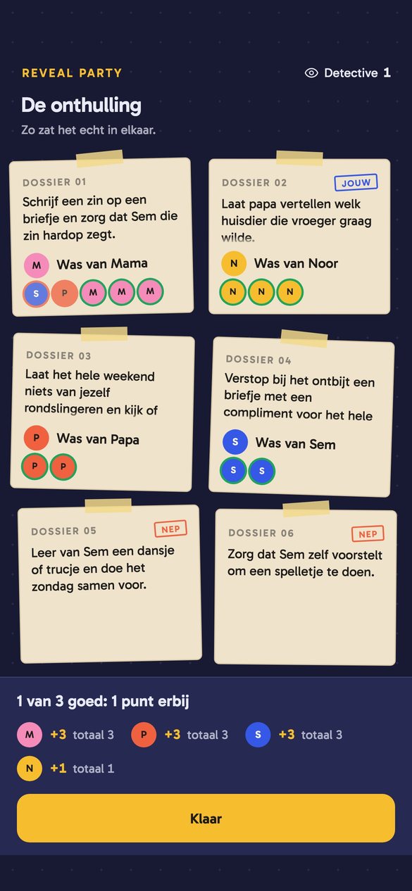 De onthulling van de Bende Challenge