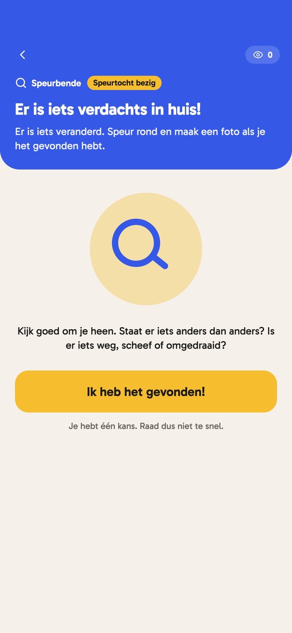 Speurbende: er is iets verdachts in huis